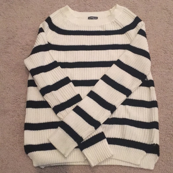 Express Sweaters - EUC Express striped sweater sz m